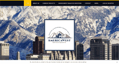 Desktop Screenshot of americawestinvest.com