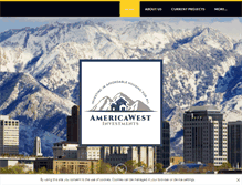 Tablet Screenshot of americawestinvest.com